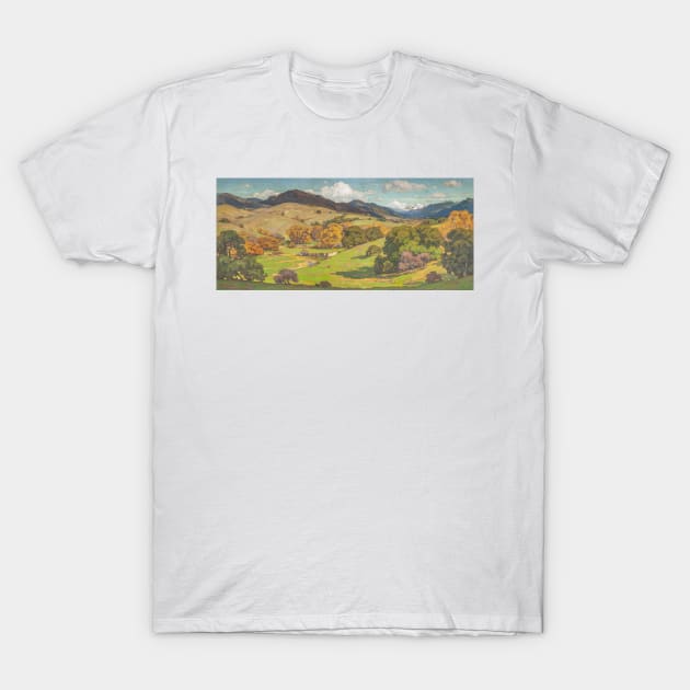 California Landscape by William Wendt T-Shirt by Classic Art Stall